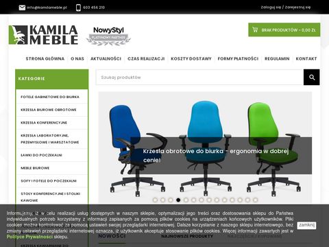 Kamila meble - fotele biurowe