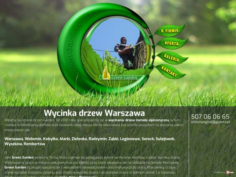 Greengarden.pl wycinanie drzew Warszawa