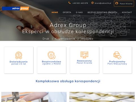 Adrex-group.pl obsługa korespondencji masowej