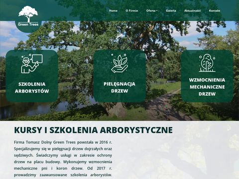 Greentrees.pl - kurs na arborystę