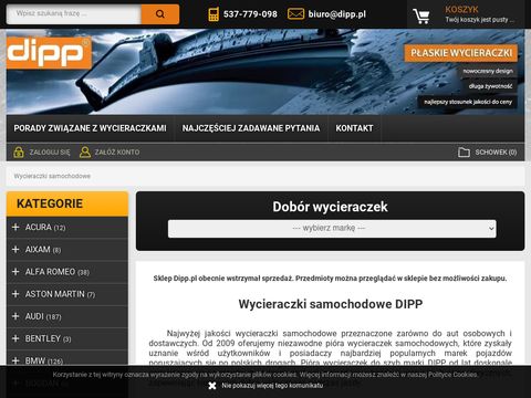 Dipp.pl pióra wycieraczek