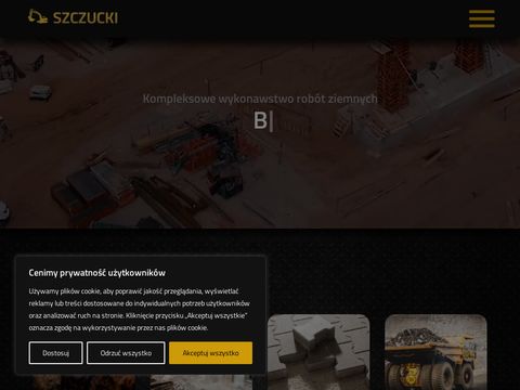 Szczucki.pl usługi budowlane roboty ziemne