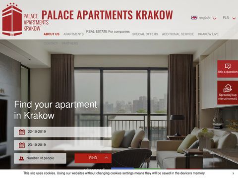 Palace-apartments.pl noclegi Kraków