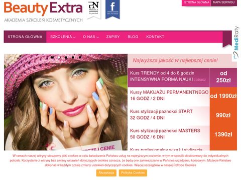 Beautyextra.pl - kursy wizażu