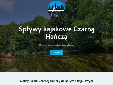 Kajaki-wigry.pl spływy Czarną Hańczą