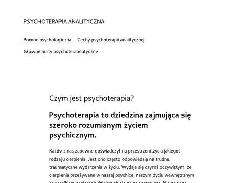 Psychoterapia-analityczna.pl - psycholog