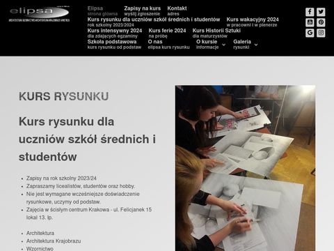 Kurs-rysunku.pl szkoła - przygotowanie na architekturę