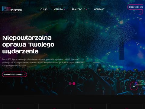 Pstsystem.pl - oświetlenie dekoracyjne eventów