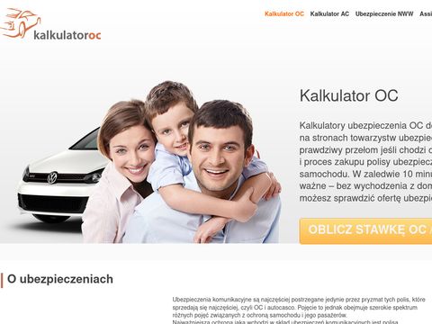 Kalkulator-oc.auto.pl Kalkulator Ubezpieczeń OC