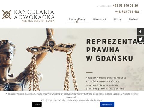 Duks.pl Adriana Duks-Taniewska spadek Gdańsk