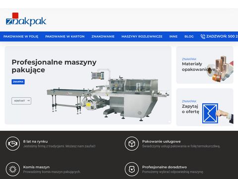 Znakpak.com.pl - maszyny do pakowania