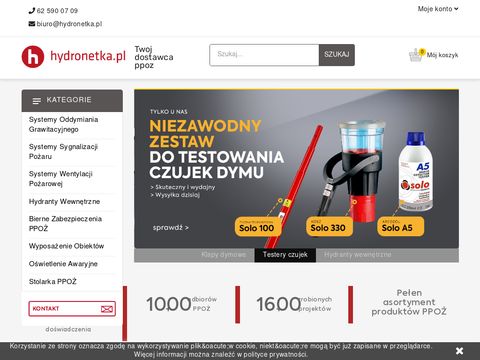 Hydronetka.pl - zabezpieczenia PPOŻ