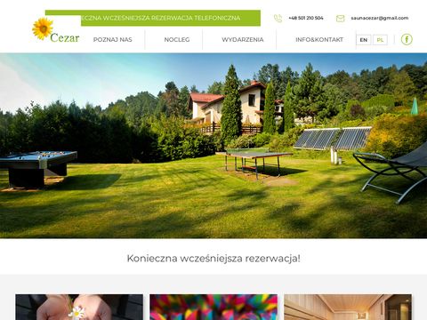 Sauna-cezar.pl kamping naturystyczny