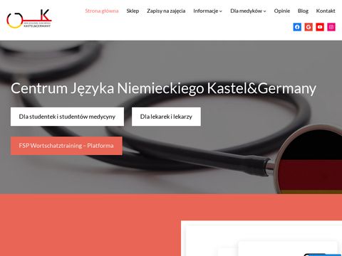 Kastelgermany.pl - kursy niemieckiego dla lekarzy