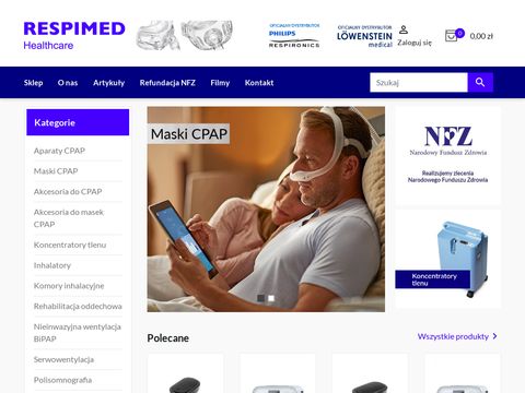Respimed.pl - CPAP sprzęt medyczny