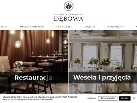 Restauracja-debowa.pl - wesela przyjęcia komunie