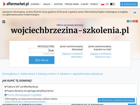 Wojciechbrzezina-szkolenia.pl trener biznesu