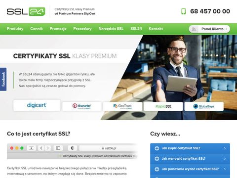 Ssl24.pl certyfikat thawte