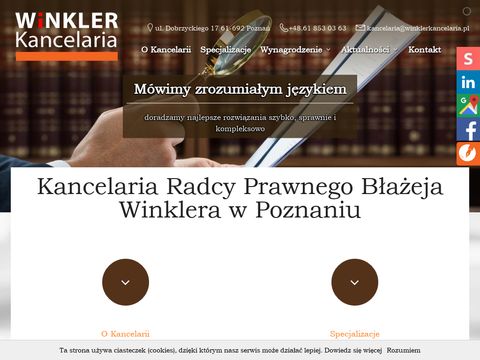 Winkler kancelaria sąd pracy Poznań porady