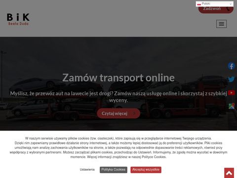 Bik-transport.pl samochodów osobowych