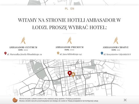 Hotel Ambasador sale konferencyjne Łódź