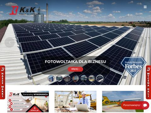 Kiksc.pl - budowa hal magazynowych
