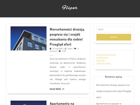 Fliper.nieruchomosci.pl wyszukiwarka mieszkań