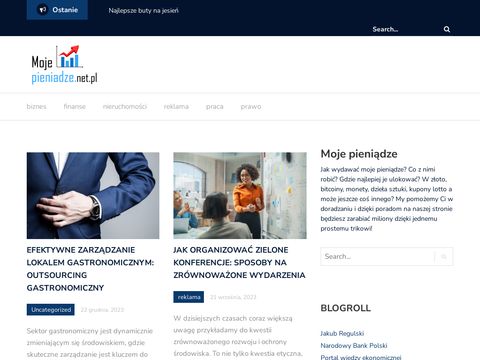 Mojepieniadze.net.pl - strona o pieniądzach