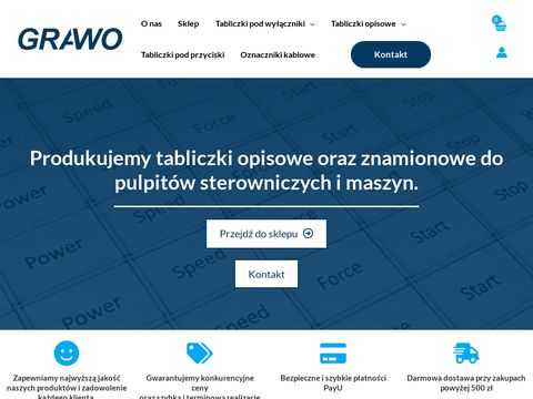 Firmagrawo.pl tabliczki opisowe