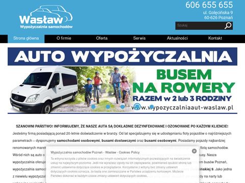 Wasław - wynajem samochodu Poznań