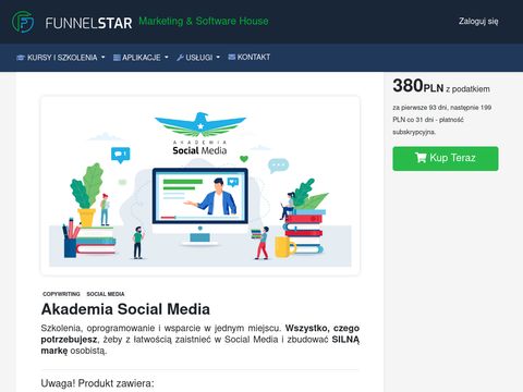 FunnelStar.io - akademia social media