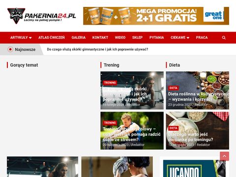 Pakernia24.pl strefy kulturystyka i fitness