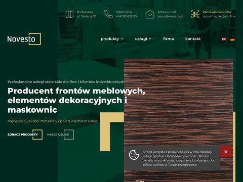 Novesto.pl fronty lakierowane połysk