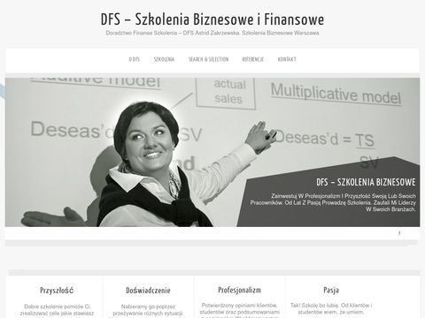 DFS Astrid Zakrzewska - szkolenia biznesowe i finansowe