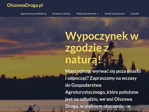 Olszowadroga.pl agroturystyka nad Biebrza