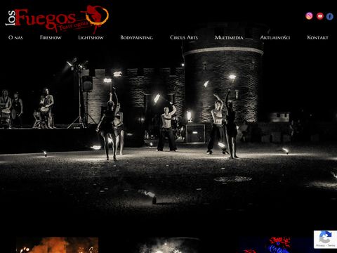 Teatrognia.com Los Fuegos - pokazy fireshow, uv