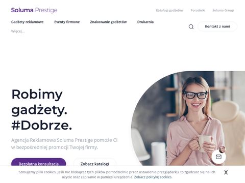 Prestige.soluma.pl - materiały reklamowe