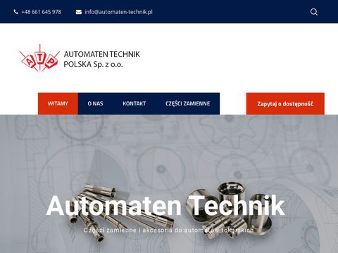 Automaten-technik.pl używane tokarki CNC