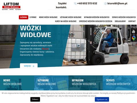 Liftom wózki widłowe Szczecin