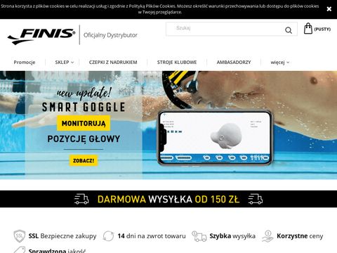 Finispoland.pl okulary pływackie na wody otwarte