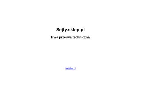 Sejfy.sklep.pl szafy metalowe