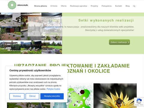 Zielone-studio.pl zakładanie ogrodów Poznań