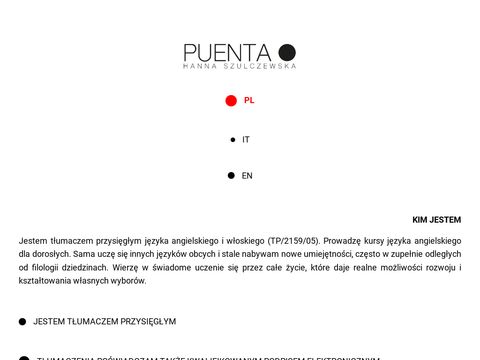 Puenta.eu angielski dla firm