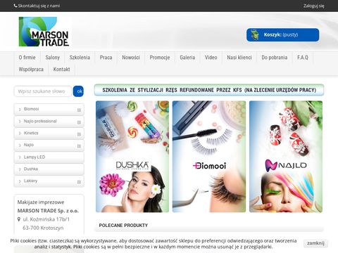 Marsontrade.pl hurtownia kosmetyczna online