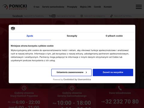 Ponicki.pl przeglądy rejestracyjne