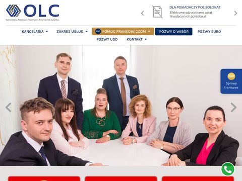 Kancelaria-olc.pl pomoc frankowiczom Wrocław