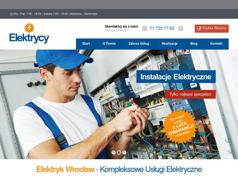 Elektrycy-wroclaw.pl - usługi elektryczne