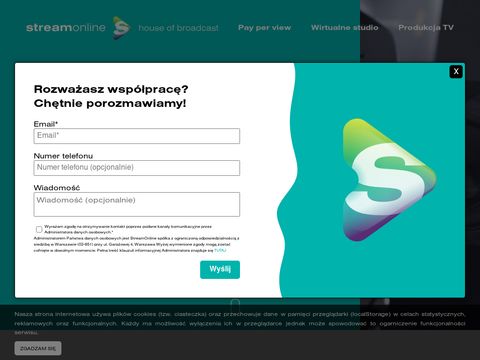 Streamonline.pl transmisje Warszawa
