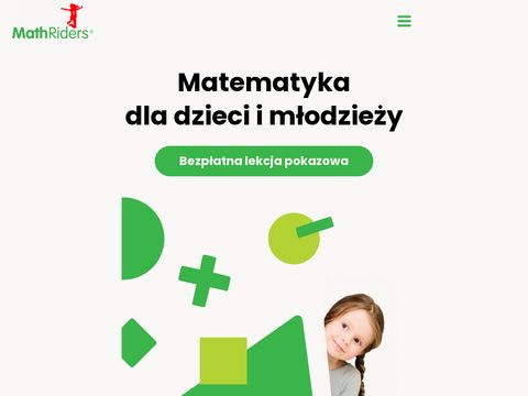 Mathriders.pl - matematyka dla dzieci i młodzieży