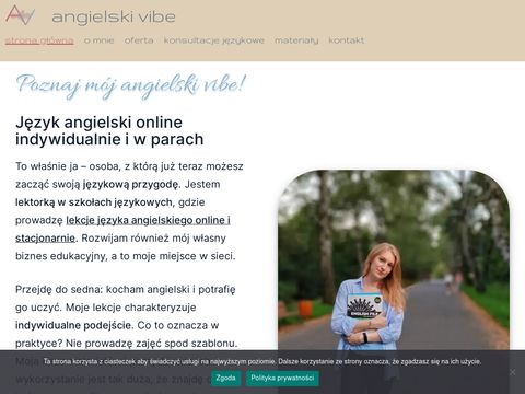 Angielskivibe.pl - korepetycje z angielskiego